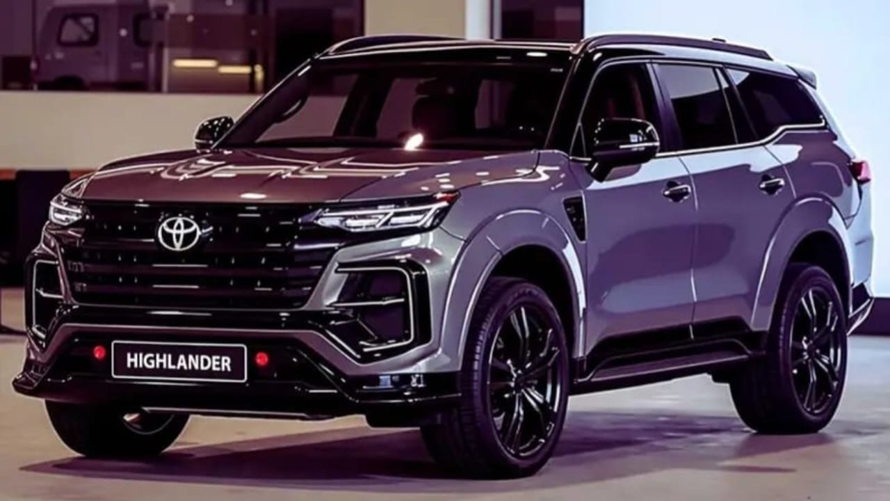 Toyota Highlander 2026 – 2.5L Hybrid Engine, 243HP Power & 7-Seater Premium SUV Starting at ₹4.5 Lakh!