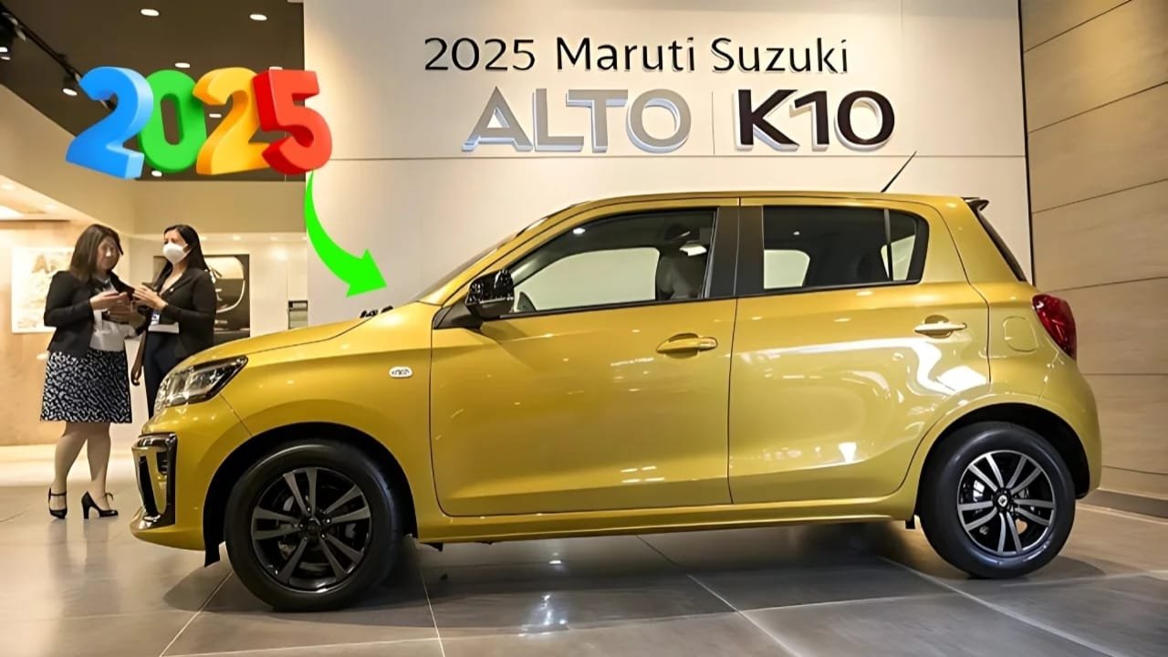 Maruti Alto K10 2025 – 2.0L Petrol Engine, 33km/l Mileage & Smart Tech Interior at Just ₹4.25 Lakh!