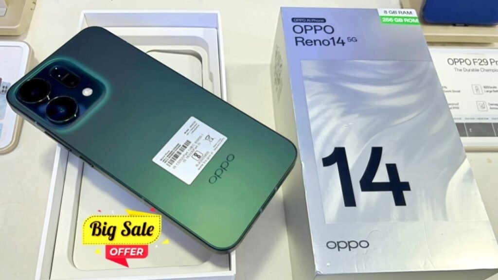 Oppo Reno 14 Pro 5G – 6.7 AMOLED Display, Snapdragon 8s Gen 3 Chip & 120W Super VOOC Charging Flagship!