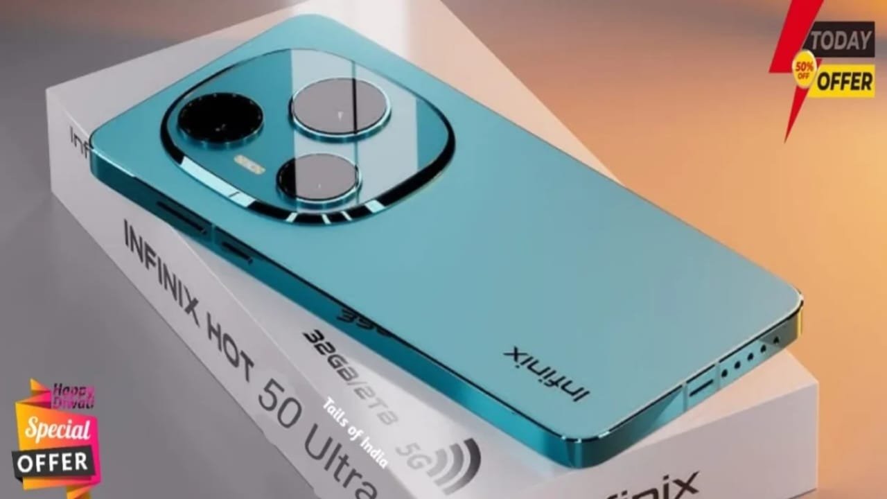 Infinix Hot 50 Ultra 5G – 6.8 FHD+ 120Hz Display, Dimensity 7020 Chip, 108MP Triple Camera & 145W Fast Charging at ₹10,999!