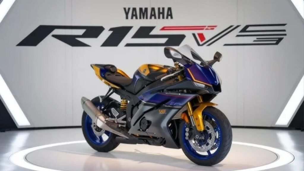 Yamaha R15 V5 Bike 2026 – 155cc Liquid-Cooled Engine, 18.4HP Power & Sporty Racing DNA Design!