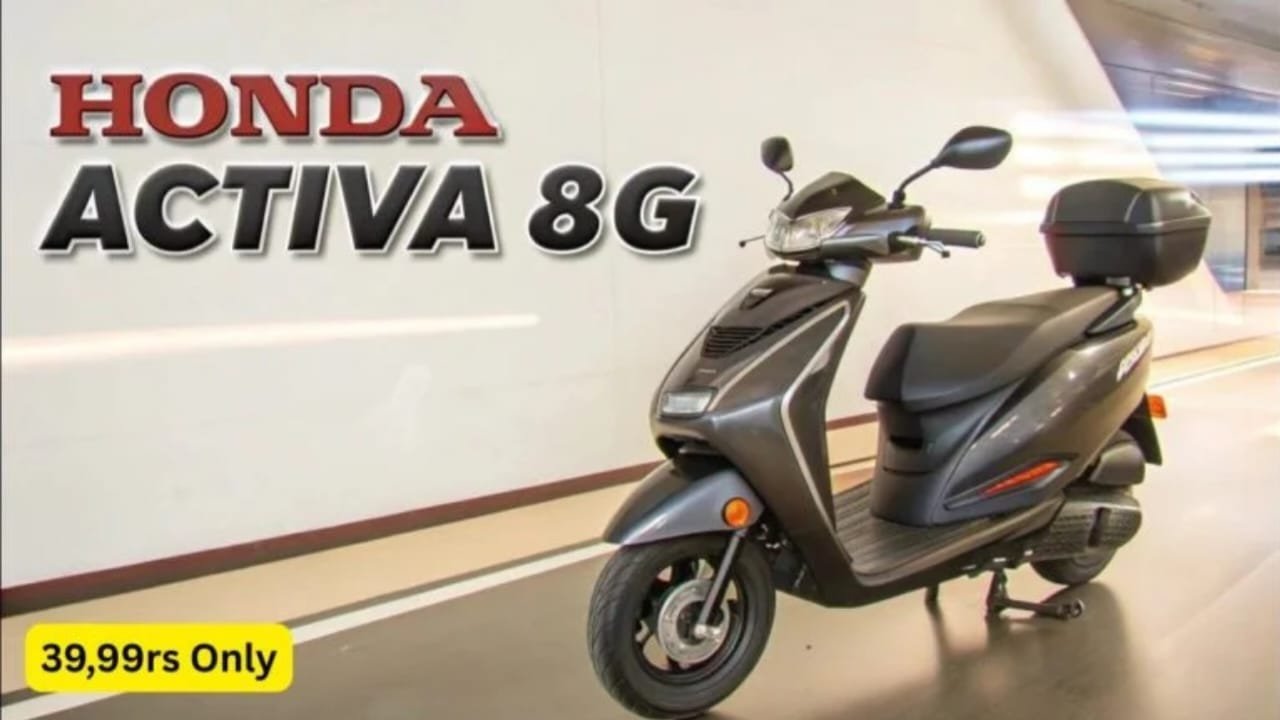 Honda Activa 8G – 110cc Engine, 80 km/l Mileage & Smart-Feature Scooter Starting at Only ₹52,000!