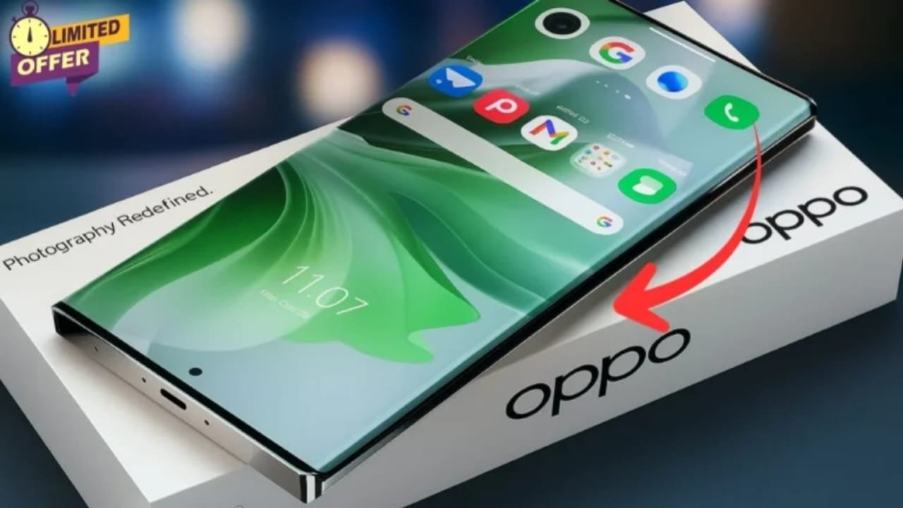 Oppo New 5G Phone – 6.8” AMOLED Display, 200MP AI Camera, 7200mAh Battery & 100W Fast Charging Powerhouse!